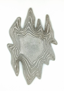 Tazón de mesa de aluminio y Metal creativo para servir comida, diseño único, cuenco para servir frutas de Metal plateado para fiestas de boda - Product Image 5