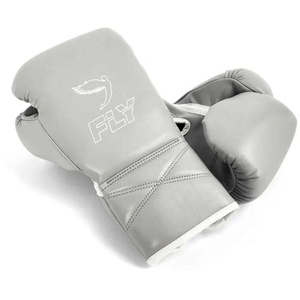 ถุงมือชกมวยสำหรับฝึกซ้อม รุ่น Professional Pro Fighting Fly สีน้ำเงินทอง หนังวัวแท้ สายรัดข้อมือปรับได้ รุ่น AI-BG-506 - Product Image 3