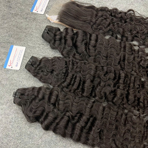 Extensions de cheveux humains bouclés birmans en trame, couleur naturelle, style de luxe de Thanh an Hair - Product Image 2