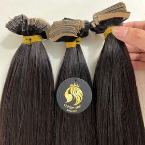 CDYHAIRVN Premium Non-Remy Vietnamese Tape Natural Straight Human Hair Double Drawn Single Donor Custom Color Ring Invisible - Product Image 3