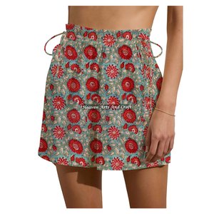 Shorts d'été décontractés pour femmes à taille haute, imprimé floral, avec cordon de serrage – Nouveauté tendance - Product Image 4