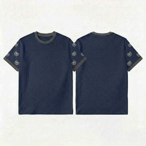 เสื้อยืดผู้ชายแบบเรียบ แขนสั้น แห้งเร็ว ระบายอากาศดี สีพื้น สำหรับออกกำลังกาย ตลาดอเมริกา เสื้อยืดผู้ชาย - Product Image 3