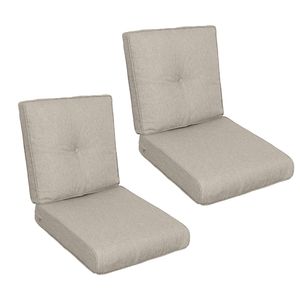 Set di 2 Cuscini Imbottiti per Sedia Adirondack, Cuscini per Sedia da Giardino con Schienale Alto, per Veranda, Casa, Ufficio, Esterni - Product Image 1