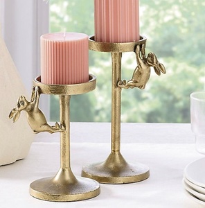 Portavelas Redondo Rústico de Madera para Cuatro Velas, Decorativo para Mesa, Moderno, de Madera y Metal, Ideal para Comedor - Product Image 5