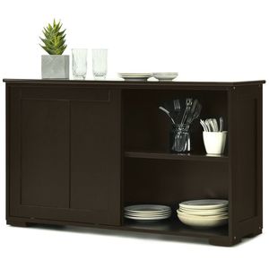 Antique Stackable <b>Kitchen</b> Storage <b>Sideboard</b> with Height Adjustable Shelf for Efficient Storage Solutions - Product Image 1