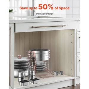 Set Chafing Dish in Acciaio Inossidabile Sterling da 5 Qt con 4 Pentole e Coperchio per Catering e Buffet - Product Image 4
