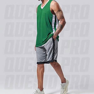 Maillot de basketball personnalisé en gros – Fabrication respirante en mesh pour équipes, tenue de sport pour entraînement, sublimation et broderie - Product Image 4