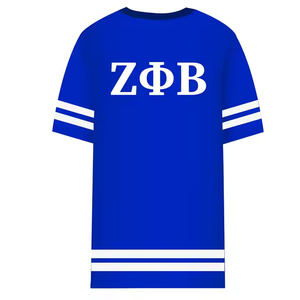 T-shirt décontracté d'été Ringer Zeta Amicae imprimé 100% coton peigné tricoté à manches courtes écologique séchage rapide pour homme - Product Image 1