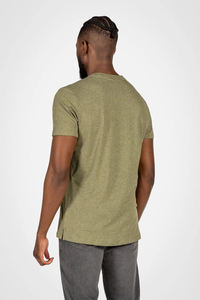 เสื้อยืดคอตตอนผู้ชายคุณภาพสูงแบบเรียบสำหรับสกรีนพิมพ์  ขายส่งตามสั่ง ผ้าพรีเมียม - Product Image 4