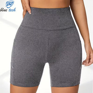 Women High Waisted Yoga Shorts Gym Workout Fitness Running Biker Shorts Stretch Breathable Activewear for Ladies - Product Image 1