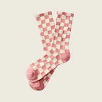 Calcetines a cuadros con logotipo personalizado para hombre y mujer, calcetines de algodón de uso diario de estilo vintage, Fabricante Mayorista de Vietnam
