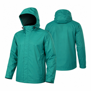 Veste coupe-vent imperméable en softshell pour homme, personnalisable avec logo OEM, idéale pour l'extérieur et l'hiver - Product Image 2