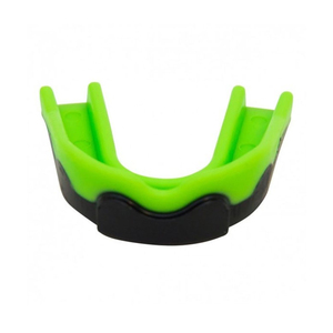 Protège-dents en silicone double couche vert, moulable, équipement de sport protecteur, boxe, adultes, ajustement universel, design léger, personnalisable - Product Image 3