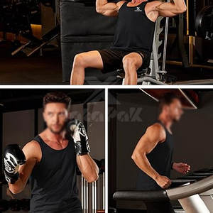 Débardeur de sport pour homme - Tissu respirant en coton 100% - Vêtement de sport décontracté à séchage rapide - Product Image 4