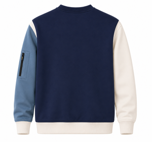 เสื้อสเวตเชิ้ตคอกลมแบบยูนิเซ็กซ์ ผ้าฟลีซ แต่งสีบล็อก มีกระเป๋าซิป ดีไซน์โลโก้ ทรงปกติ สวมใส่ได้ในโอกาสทางการ เหมาะสำหรับฤดูใบไม้ร่วง เป็นมิตรต่อสิ่งแวดล้อม แห้งเร็ว - Product Image 6