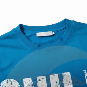 T-shirt Homme 100% Coton Épais Coupe Boxy Col Côtelé Surdimensionné Effet Délavé Uni Personnalisable - Product Image 3