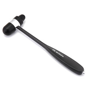 Martillo de percusión negro Hammer Essentials, el mejor martillo de reflejos para exámenes neurológicos y práctica multiinstrumental - Product Image 6