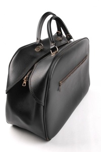 Bolsa de Viaje de Fin de Semana Unisex de Cuero, con Cierre de Cremallera, Asa Suave, Ligera, Color Verde Menta - Product Image 3