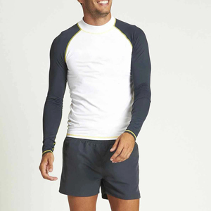 Camiseta de Manga Corta para Adultos, Protección UV, Ligera, de Secado Rápido, Elástica, para Deportes Acuáticos, Playa y Actividades Deportivas - Product Image 1
