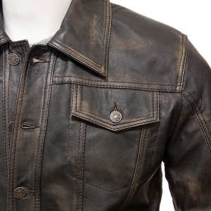 แจ็คเก็ตหนังผู้ชายยอดนิยม สไตล์ไฮสตรีท กันน้ำ กันลม ระบายอากาศได้ดี เหมาะสำหรับฤดูหนาว ราคาขายส่งที่ดีที่สุด ลดราคาออนไลน์ - Product Image 6