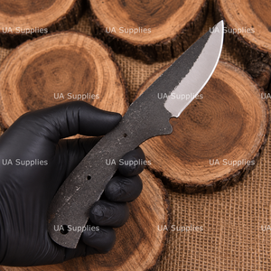 Cuchillo de Caza Forjado a Mano de Acero con Alto Contenido de Carbono, Hoja de 0.5mm de Grosor, Espiga Completa, 55 HRC, Fabricación de Cuchillos, Venta al por Mayor, Bajo MOQ, Proveedor OEM - Product Image 5