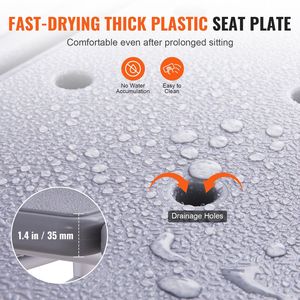 Sgabello da Doccia Regolabile e Leggero per Adulti e Anziani, Panca Antiscivolo per Trasferimento in Vasca, Attrezzatura di Sicurezza per Disabili, Doccia e Vasca - Product Image 5