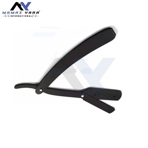 Professional Straight Barber Shaving Folding Cut Throat Razor for <b>Men</b> Salon Grade Shavette Custom Logo Branding Single Blade - Product Image 1