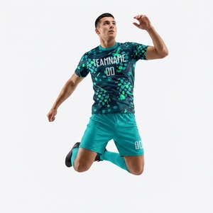 Custom Unisex Soccer Uniforms Breathable Sublimated Football Jersey Set All Ages Team League Match Day Athletic Apparel - Product Image 4