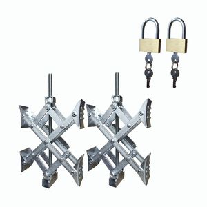 Estabilizador de Ruedas en Forma de X para Autocaravanas, Remolques de Viaje y Camiones - Espaciado de 10.5 Pulgadas - Product Image 1