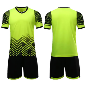 Uniforme de Fútbol Deportivo 100% Poliéster Malla Uniforme de Fútbol de la Mejor Calidad con Estampado Geométrico Transpirable en Venta - Product Image 1