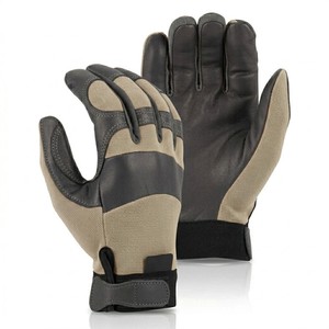Professional Safety Work <b>Gloves</b> High Vis Synthetic Leather Palm Spandex Back Reinforced Fingertip Utility <b>Gloves</b> USA - Product Image 4