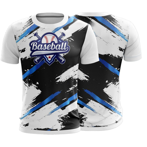T-shirt décontracté pour homme en coton 100% tricoté par sublimation, à manches courtes, séchage rapide, respirant, coupe classique, motif sportif - Product Image 1