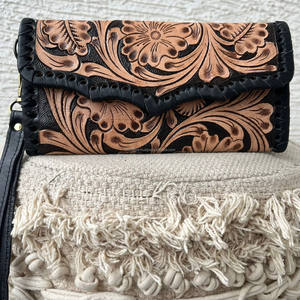 Nouvel Arrivage – Portefeuille-bracelet de luxe en cuir véritable fait main pour femme, pochette de téléphone personnalisée, sacs à main de créateur, vente en gros - Product Image 4