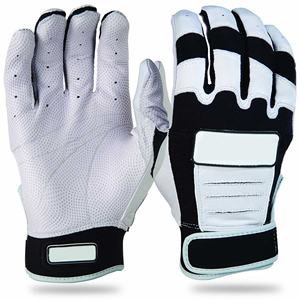 High Quality Custom Logo Breathable Leather Baseball Softball Batting <b>Gloves</b> with Short Cuff for Outfield Position <b>Ball</b> <b>Sports</b> - Product Image 2