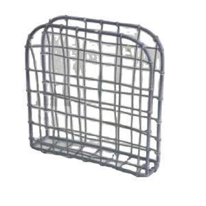 Porte-serviettes de stockage de mouchoirs élégant conception de fil de maille de fer en métal enduit de poudre noire idéal pour les ustensiles de cuisine Hotelware Tabletop - Product Image 1