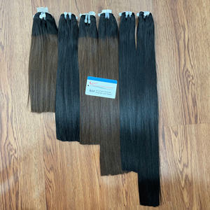 Extensions de cheveux tissées, mélange de couleurs, longue durée, 100% cheveux vierges humains bruts vietnamiens - Product Image 6