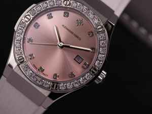 Reloj de Moda para Mujer Alexander Ferros 2251S-18 con Cristal de Zafiro, Cuarzo Ronda, Correa de Goma, Resistente al Agua 50m, Esfera de Acero Inoxidable - Product Image 5