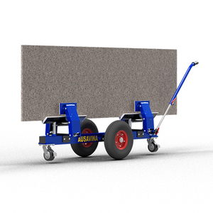 Carro de transporte de paneles de granito y mármol industrial, autoblocante, de alta resistencia, con cuatro ruedas, para transporte y movimiento de piedra. - Product Image 5