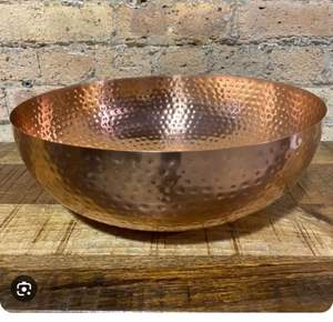 Tazón para Servir de Cobre Puro Tradicional, Hecho a Mano, Vajilla para Cocina y Comedor, para Restaurante, Hotel, Servicio de Comida a Domicilio - Product Image 3