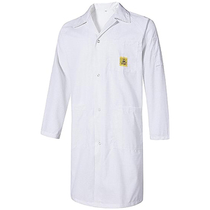 Bata de Laboratorio Antiestática ESD de Manga Larga, Ropa de Trabajo con Control de Electricidad Estática, Bata Protectora con Múltiples Bolsillos para la Industria de Salas Limpias - Product Image 2