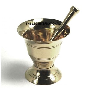 Mortero y Mortero de Acero Inoxidable de Calidad Elegante, Metal Pulido Brillante, para Utensilios de Cocina Más Vendidos - Product Image 1