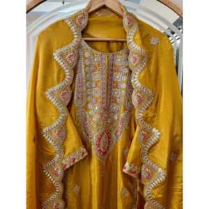 Beautiful <b>Party</b> <b>Jumpsuit</b> with Top Bottom and Fancy Dupatta for Special Occasions - Product Image 3