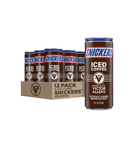 Popular Snickers Iced Coffee Caramel Blend 237ml - Para Distribuidores Globales de Bebidas Energéticas y Café - Product Image 3