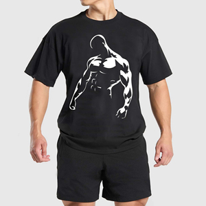 Men's Gym T-<b>Shirt</b> <b>100</b>% <b>Polyester</b> Slim Fit Casual Breathable Quick Dry Anti-Pilling Anti-Wrinkle Jersey Knitted - Product Image 1