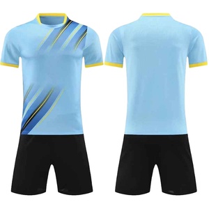 Conjunto de Camiseta de Fútbol Rosa para Hombre, Manga Corta, Sublimada, a Rayas, de Poliéster que Absorbe la Humedad, Uniforme para Todas las Temporadas, Talla Adulto - Product Image 5