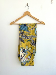 Bata Larga de Mujer con Estampado Animal, Manga Larga, Tejido Suave, Casual de Verano, Cintura Elástica, Viscosa y Poliéster Estampados - Product Image 4