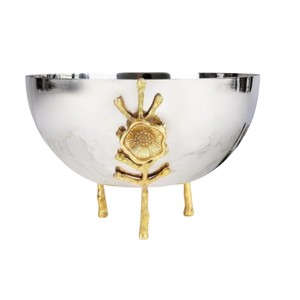 Modern Design Eco-Friendly Customizable Aluminum Metal High Standard <b>Dinnerware</b> Serving Bowl for Home Hotel Restaurant Use - Product Image 4