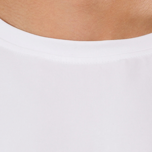 Camiseta sin mangas para hombre, corte ajustado, para gimnasio, entrenamiento, chaleco deportivo ligero, ropa deportiva atlética, color blanco - Product Image 5