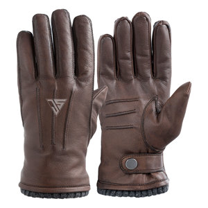 Gants en cuir véritable, gants de conduite, doublure chaude en cachemire et laine, gants classiques en peau de mouton, cousus à la main - Product Image 1