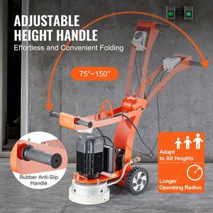 1.7HP elettrico 10 \ "Walk-bedietro smerigliatrice da pavimento 1300W 1720RPM lucidatrice per calcestruzzo per granito/marmo/pietre - Product Image 6